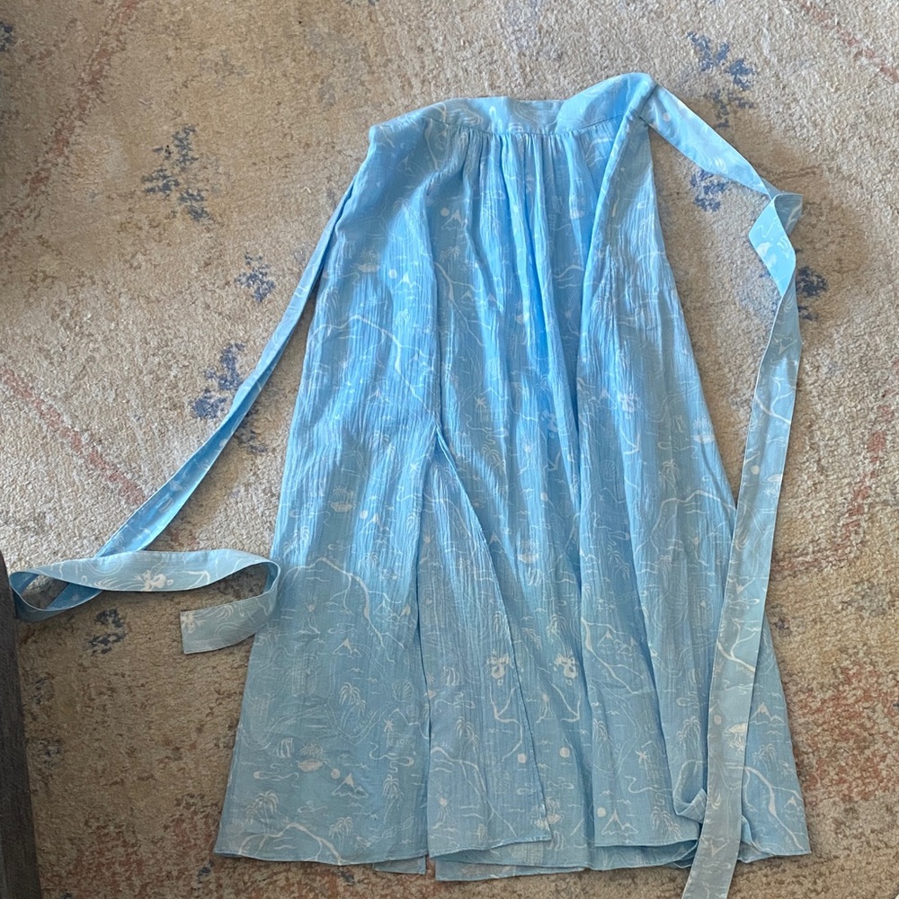 Blue Maxi Skirt